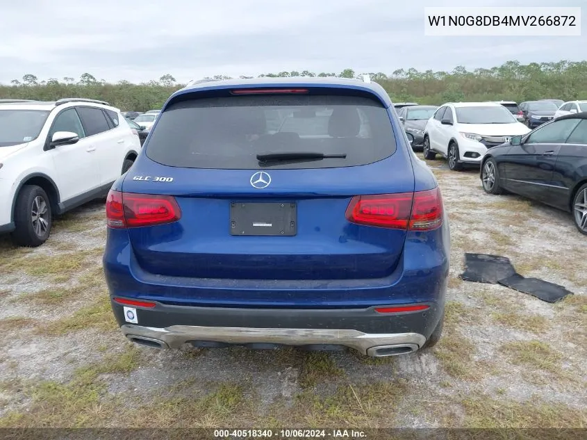 2021 Mercedes-Benz Glc 300 Suv VIN: W1N0G8DB4MV266872 Lot: 40518340