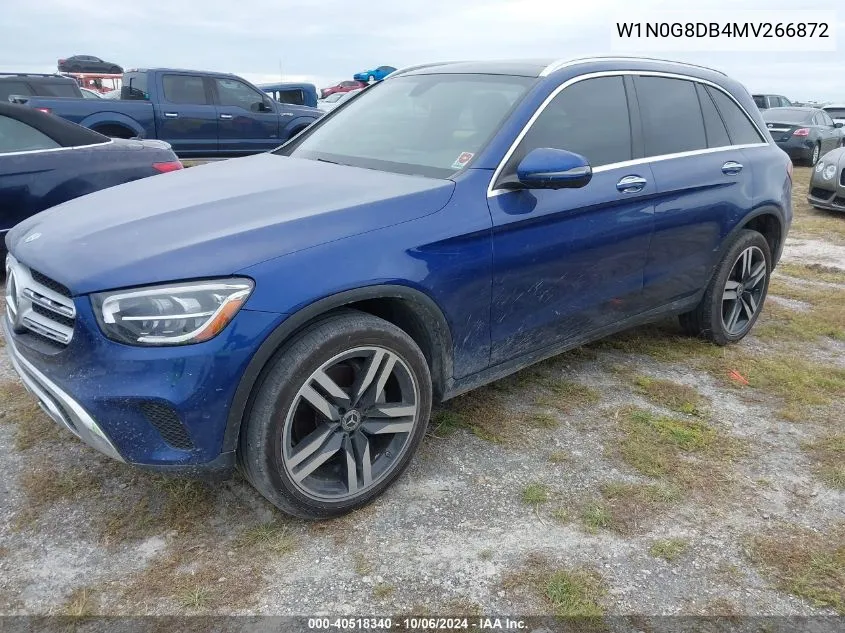 2021 Mercedes-Benz Glc 300 Suv VIN: W1N0G8DB4MV266872 Lot: 40518340