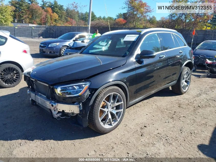 2021 Mercedes-Benz Glc 300 4Matic Suv VIN: W1N0G8EB9MV312355 Lot: 40585080