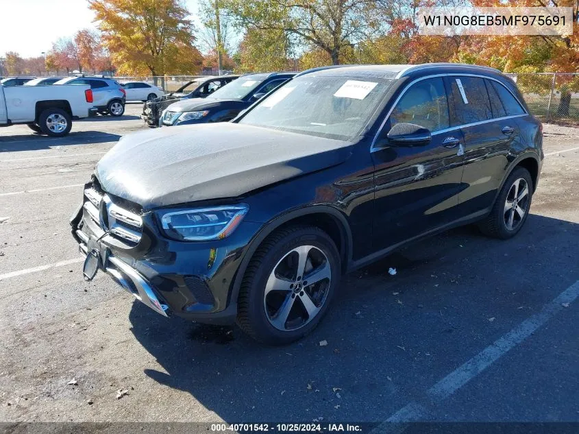 2021 Mercedes-Benz Glc 300 4Matic Suv VIN: W1N0G8EB5MF975691 Lot: 40701542