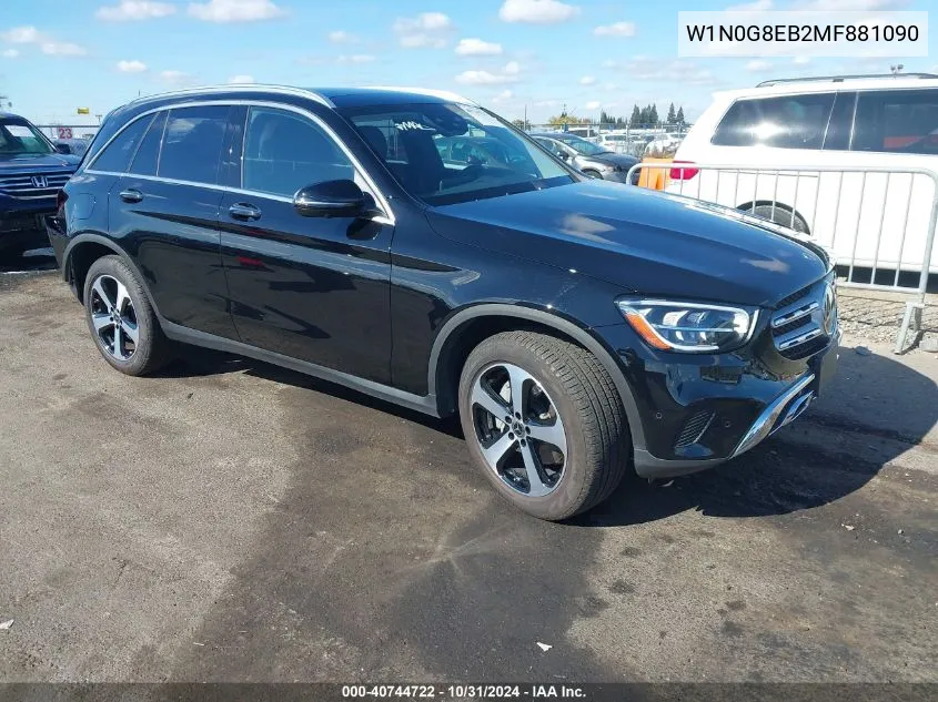 2021 Mercedes-Benz Glc 300 4Matic Suv VIN: W1N0G8EB2MF881090 Lot: 40744722