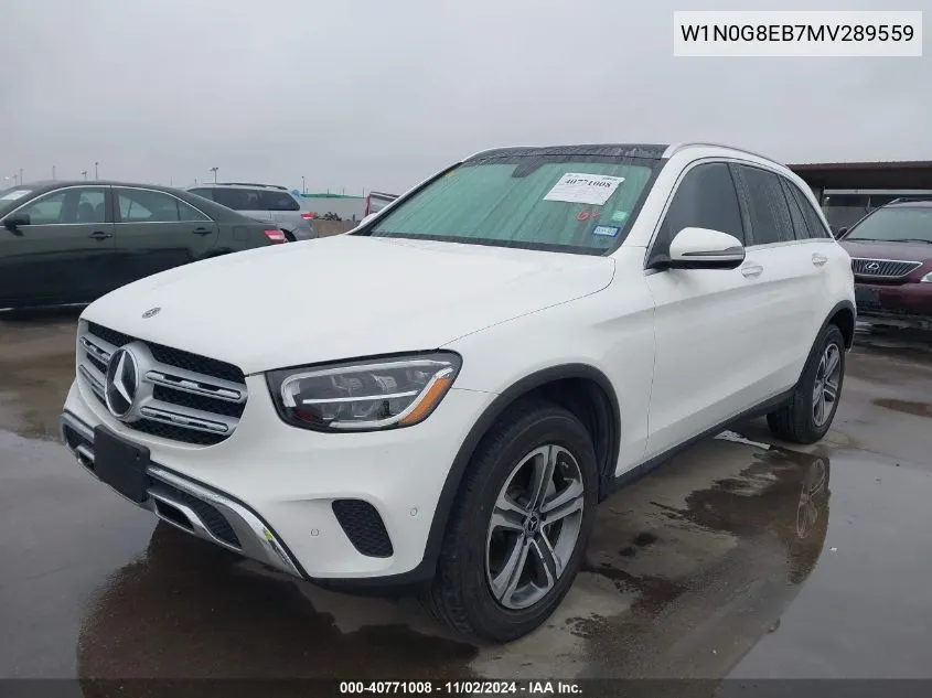 2021 Mercedes-Benz Glc 300 4Matic Suv VIN: W1N0G8EB7MV289559 Lot: 40771008