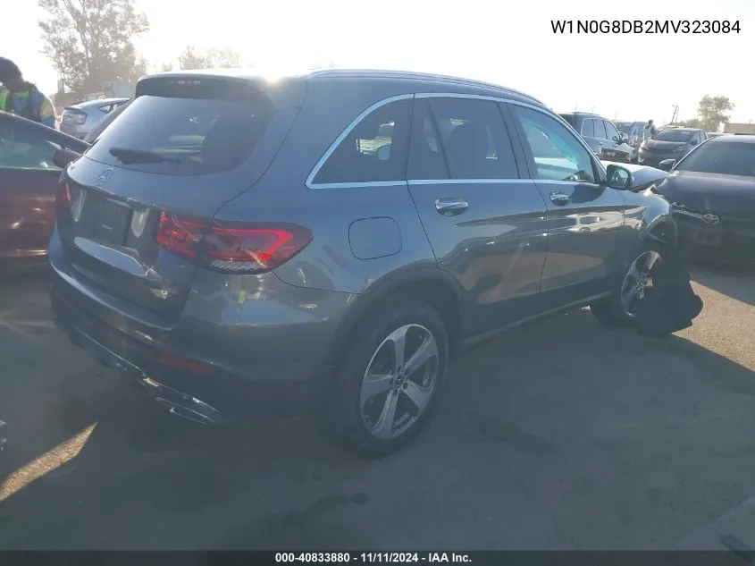 2021 Mercedes-Benz Glc Suv VIN: W1N0G8DB2MV323084 Lot: 40833880