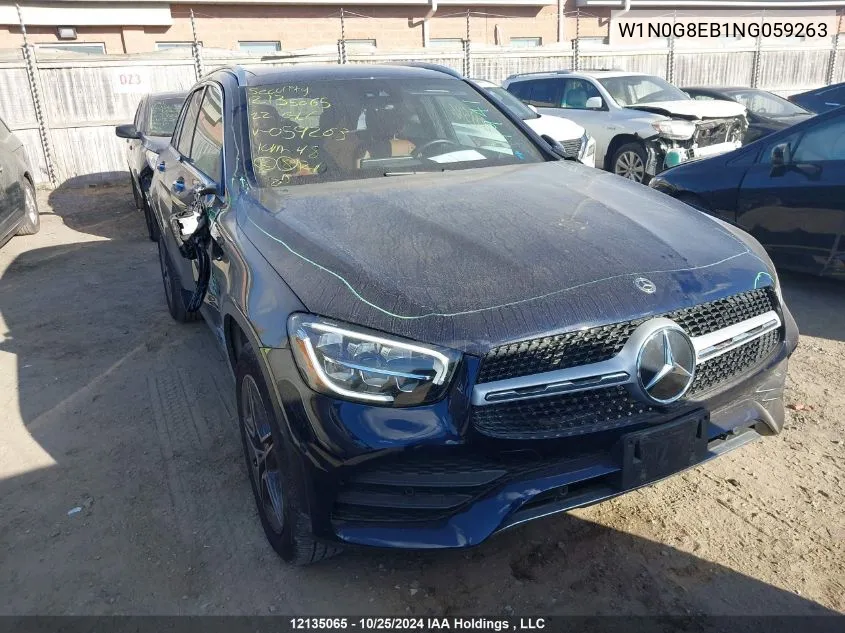 2022 Mercedes-Benz Glc VIN: W1N0G8EB1NG059263 Lot: 12135065