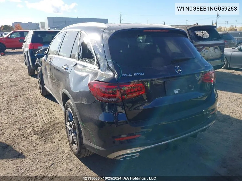 2022 Mercedes-Benz Glc VIN: W1N0G8EB1NG059263 Lot: 12135065