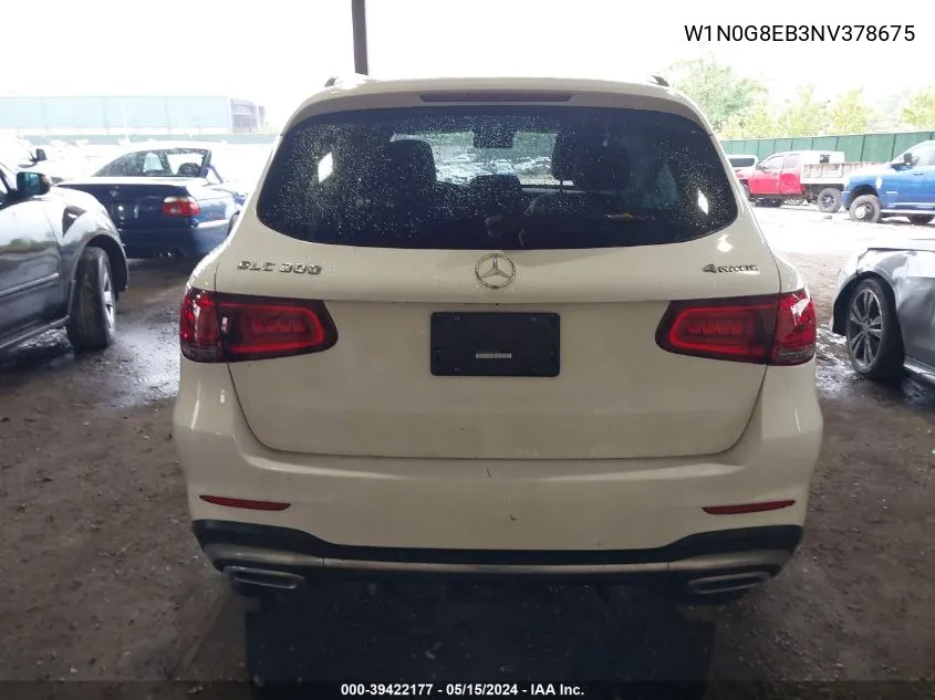 2022 Mercedes-Benz Glc 300 4Matic Suv VIN: W1N0G8EB3NV378675 Lot: 39422177