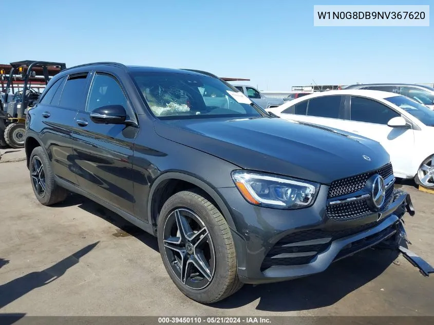 2022 Mercedes-Benz Glc 300 Suv VIN: W1N0G8DB9NV367620 Lot: 39450110