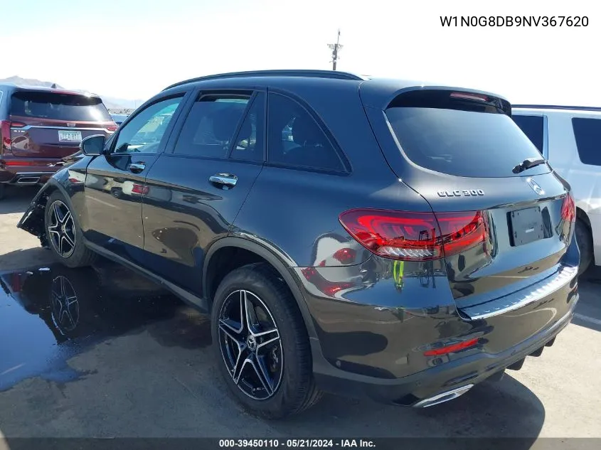 2022 Mercedes-Benz Glc 300 Suv VIN: W1N0G8DB9NV367620 Lot: 39450110