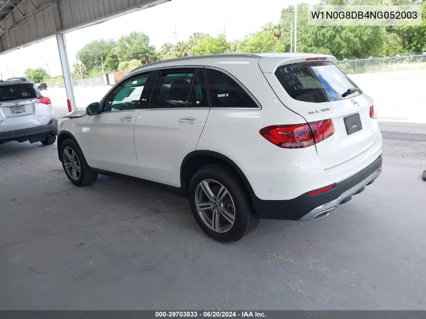 2022 Mercedes-Benz Glc 300 Suv VIN: W1N0G8DB4NG052003 Lot: 39703833