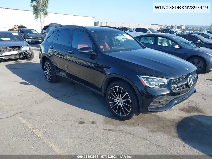 2022 Mercedes-Benz Glc 300 Suv VIN: W1N0G8DBXNV397919 Lot: 39893978