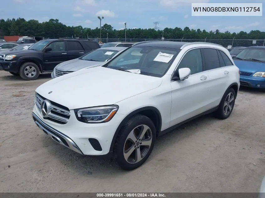 2022 Mercedes-Benz Glc 300 Suv VIN: W1N0G8DBXNG112754 Lot: 39991651