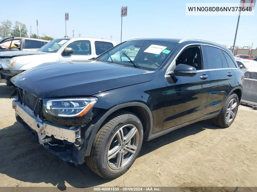 2022 Mercedes-Benz Glc 300 Suv VIN: W1N0G8DB6NV373648 Lot: 40081538