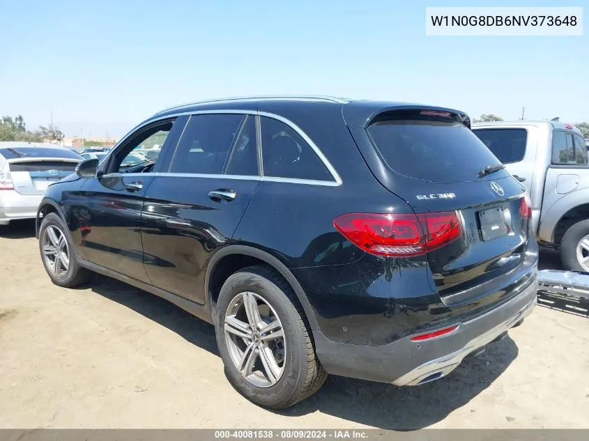 2022 Mercedes-Benz Glc 300 Suv VIN: W1N0G8DB6NV373648 Lot: 40081538