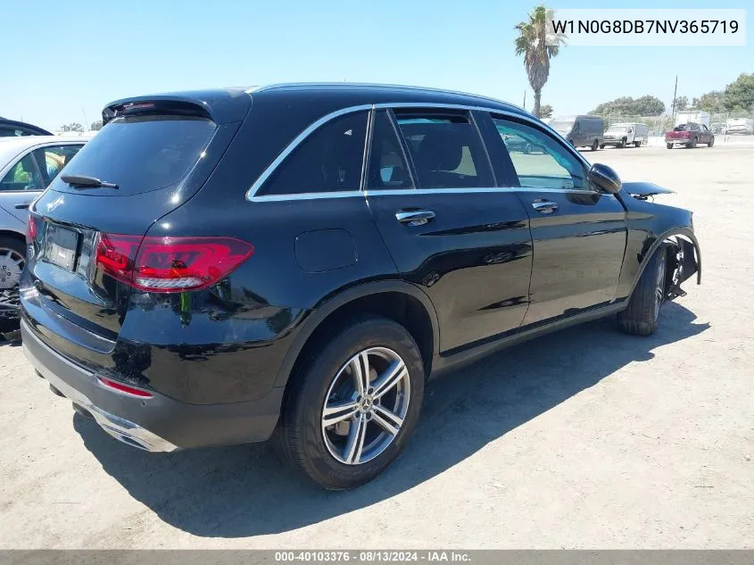 2022 Mercedes-Benz Glc 300 Suv VIN: W1N0G8DB7NV365719 Lot: 40103376