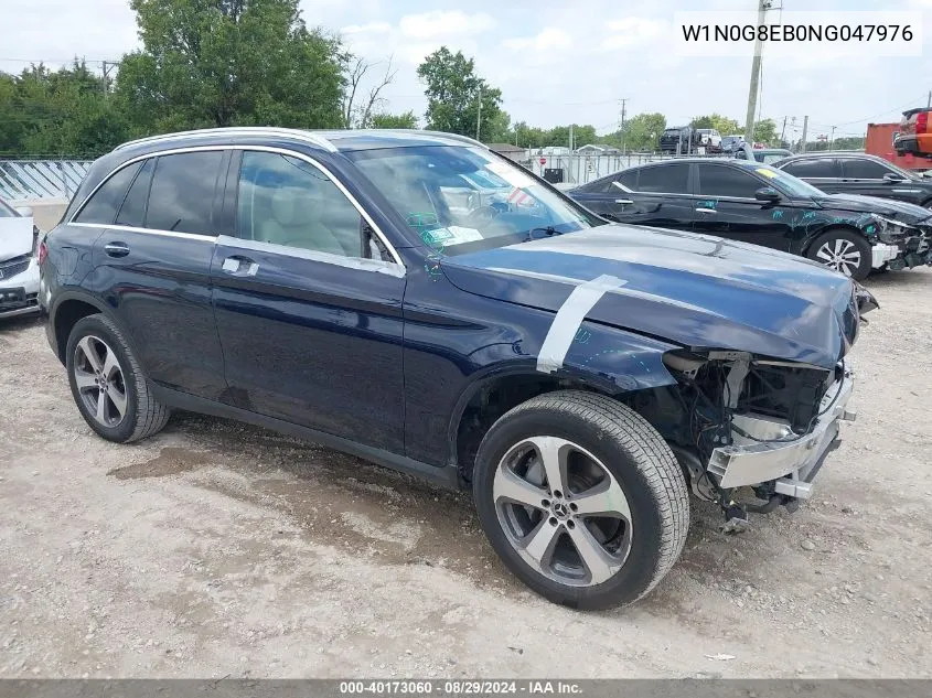 2022 Mercedes-Benz Glc 300 4Matic Suv VIN: W1N0G8EB0NG047976 Lot: 40173060