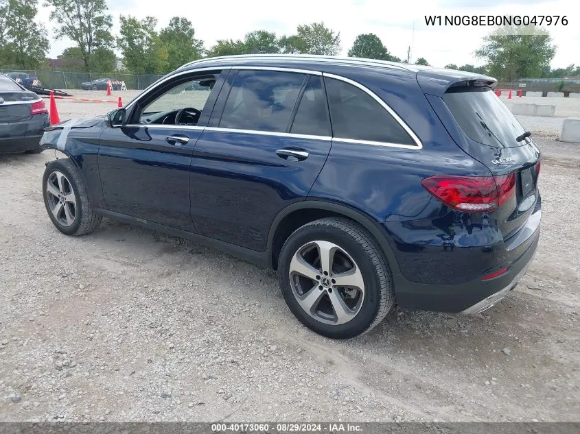 2022 Mercedes-Benz Glc 300 4Matic Suv VIN: W1N0G8EB0NG047976 Lot: 40173060