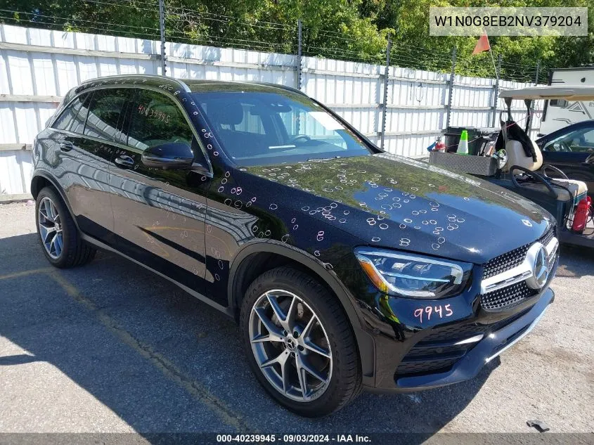 2022 Mercedes-Benz Glc 300 4Matic Suv VIN: W1N0G8EB2NV379204 Lot: 40239945