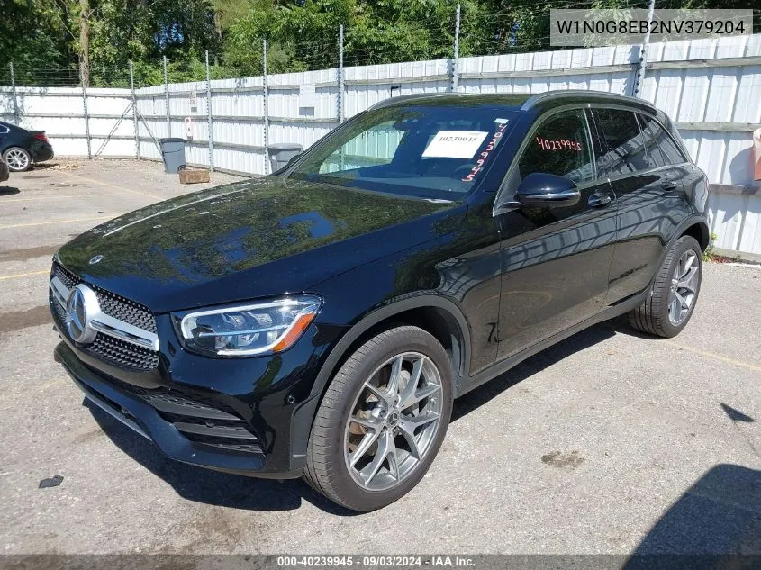 2022 Mercedes-Benz Glc 300 4Matic Suv VIN: W1N0G8EB2NV379204 Lot: 40239945