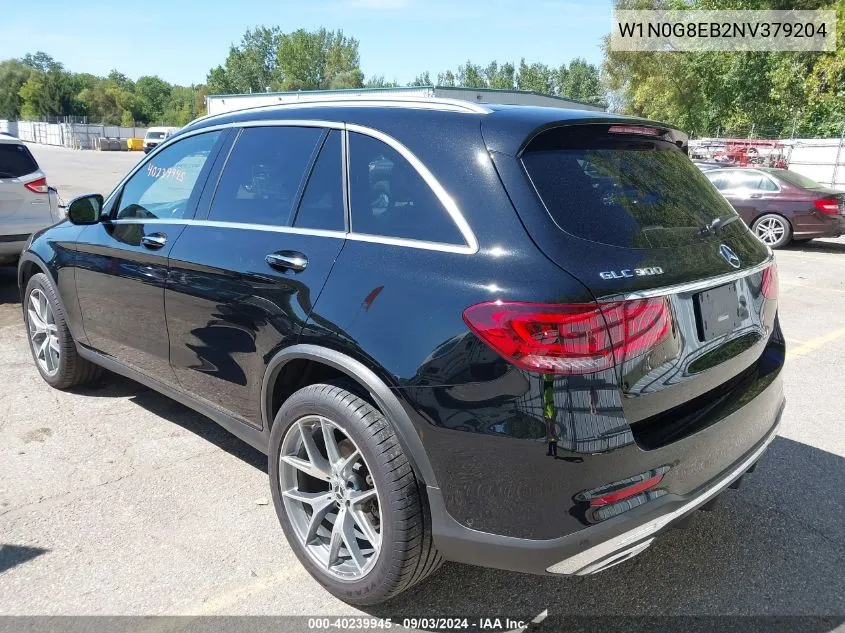 2022 Mercedes-Benz Glc 300 4Matic Suv VIN: W1N0G8EB2NV379204 Lot: 40239945