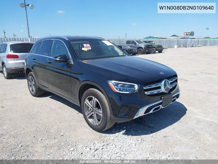 2022 Mercedes-Benz Glc 300 Suv VIN: W1N0G8DB2NG109640 Lot: 40326957