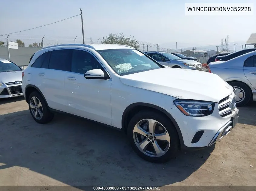 2022 Mercedes-Benz Glc 300 VIN: W1N0G8DB0NV352228 Lot: 40339869