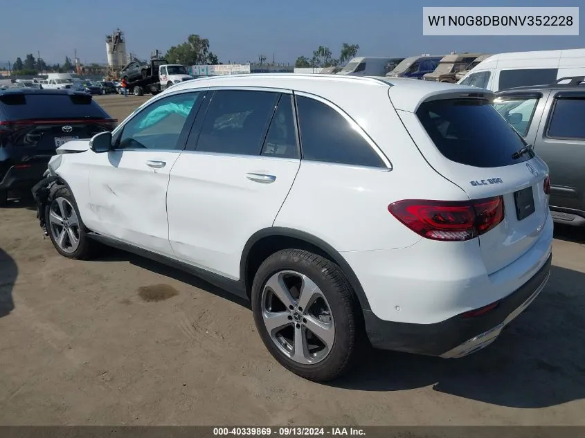 2022 Mercedes-Benz Glc 300 VIN: W1N0G8DB0NV352228 Lot: 40339869