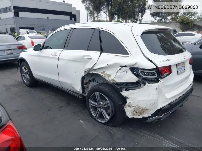 2022 Mercedes-Benz Glc 300 VIN: W1N0G8DB7NG069863 Lot: 40437924