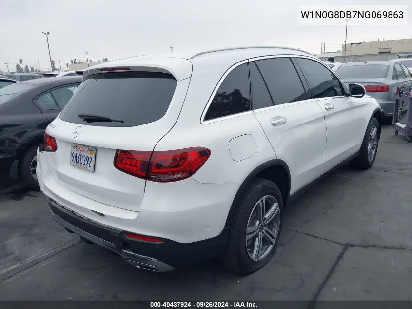 2022 Mercedes-Benz Glc 300 VIN: W1N0G8DB7NG069863 Lot: 40437924