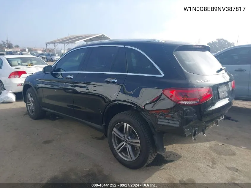 2022 Mercedes-Benz Glc 300 4Matic Suv VIN: W1N0G8EB9NV387817 Lot: 40441252