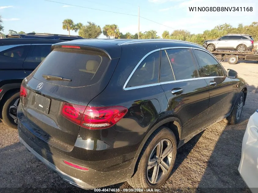 2022 Mercedes-Benz Glc 300 Suv VIN: W1N0G8DB8NV341168 Lot: 40474635