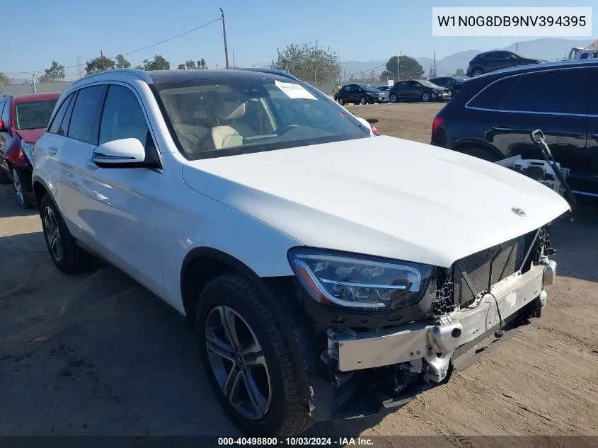 2022 Mercedes-Benz Glc 300 Suv VIN: W1N0G8DB9NV394395 Lot: 40498800