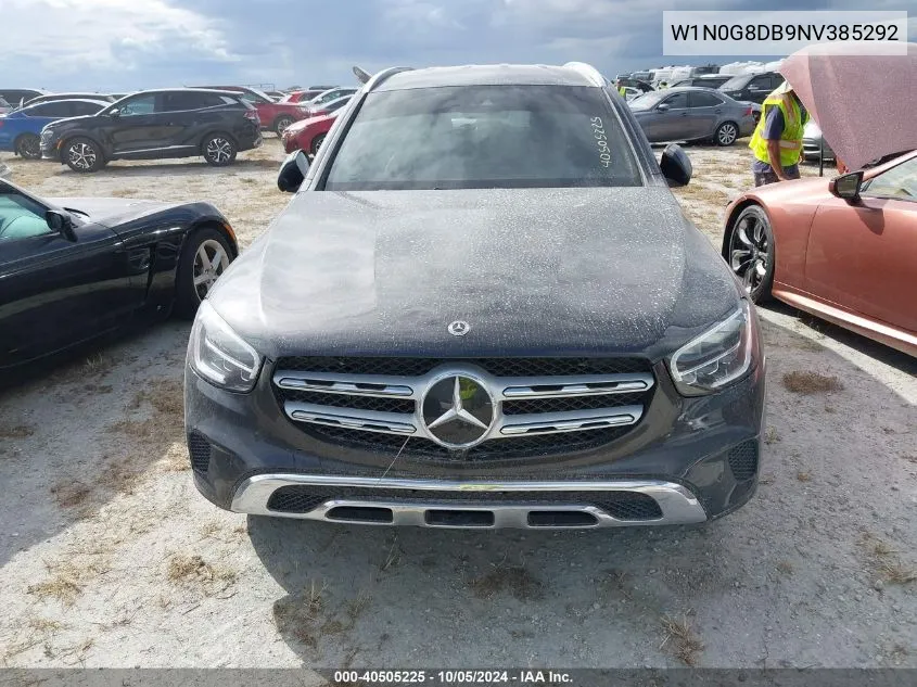 2022 Mercedes-Benz Glc 300 VIN: W1N0G8DB9NV385292 Lot: 40505225