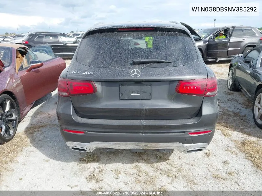 2022 Mercedes-Benz Glc 300 VIN: W1N0G8DB9NV385292 Lot: 40505225