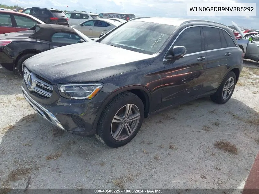 2022 Mercedes-Benz Glc 300 VIN: W1N0G8DB9NV385292 Lot: 40505225