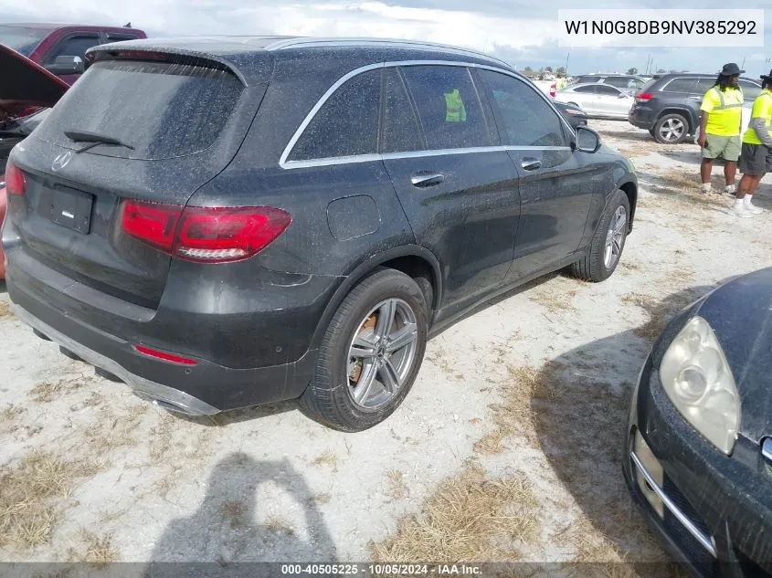 2022 Mercedes-Benz Glc 300 VIN: W1N0G8DB9NV385292 Lot: 40505225