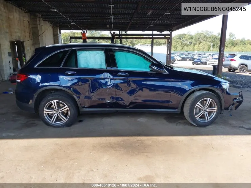 2022 Mercedes-Benz Glc 300 4Matic Suv VIN: W1N0G8EB6NG045245 Lot: 40510128