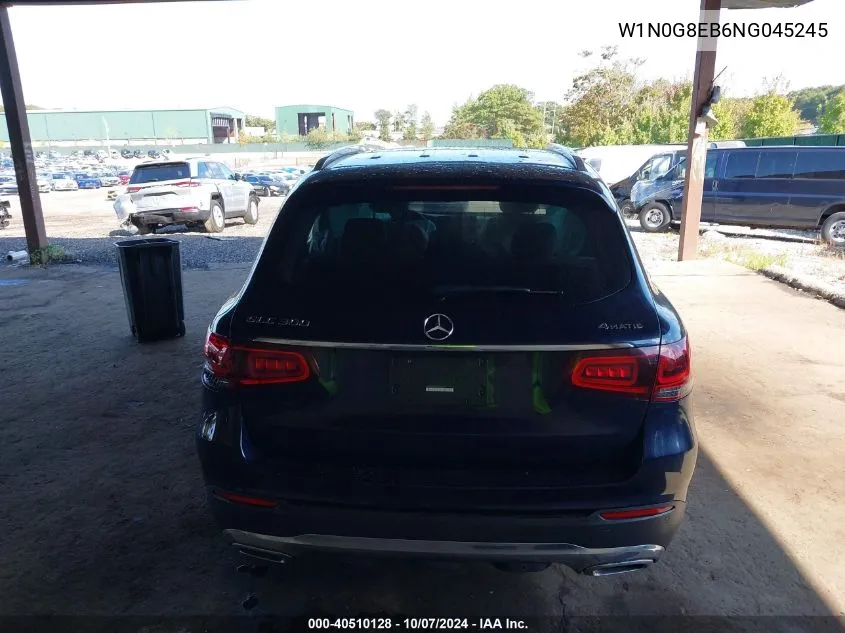 2022 Mercedes-Benz Glc 300 4Matic Suv VIN: W1N0G8EB6NG045245 Lot: 40510128