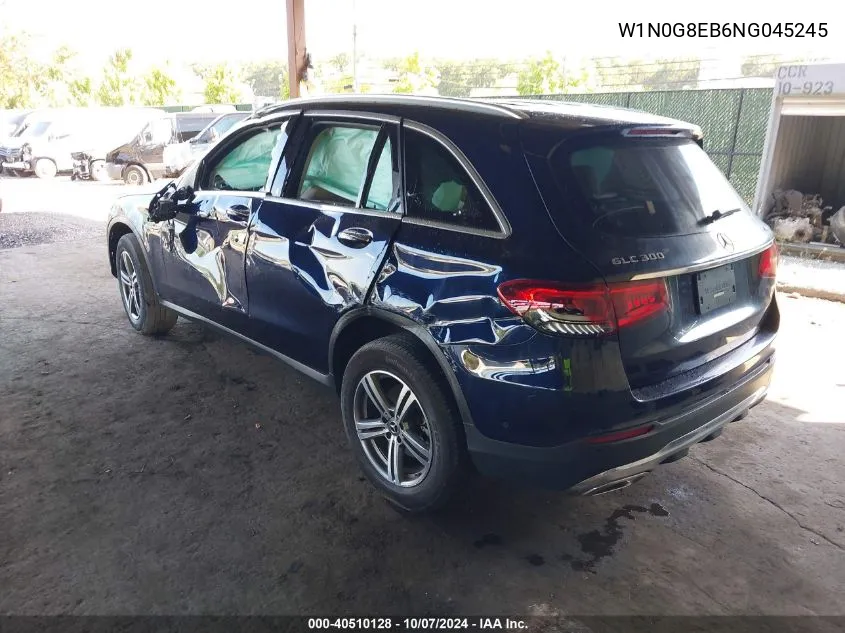 2022 Mercedes-Benz Glc 300 4Matic Suv VIN: W1N0G8EB6NG045245 Lot: 40510128