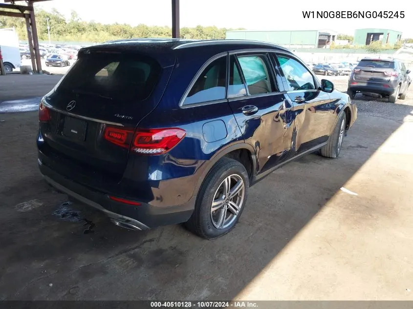 2022 Mercedes-Benz Glc 300 4Matic Suv VIN: W1N0G8EB6NG045245 Lot: 40510128