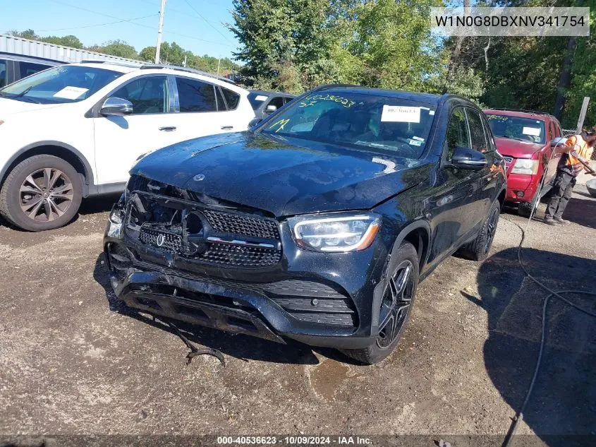 2022 Mercedes-Benz Glc 300 Suv VIN: W1N0G8DBXNV341754 Lot: 40536623