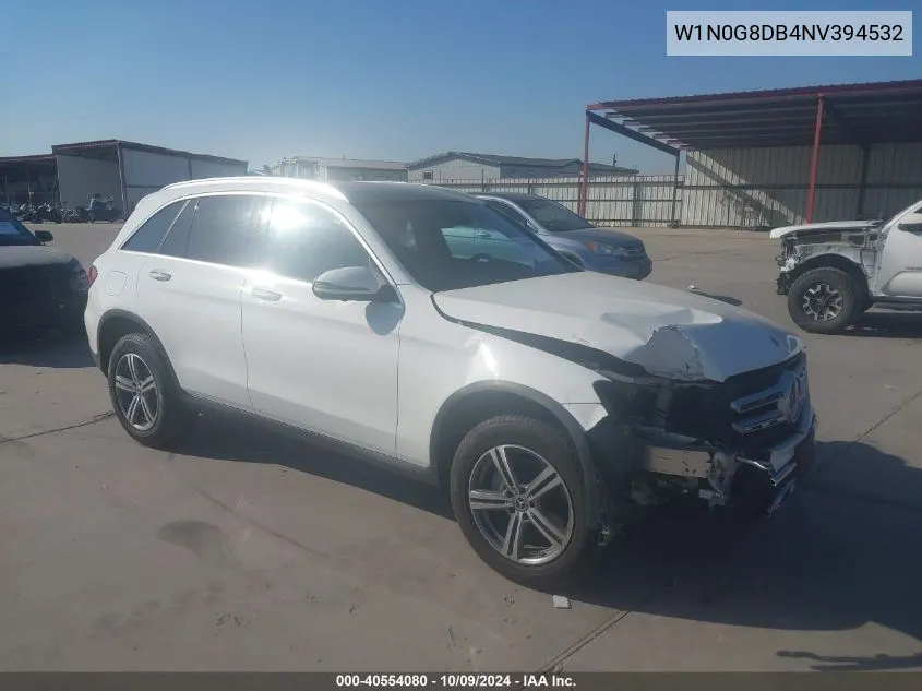 2022 Mercedes-Benz Glc 300 Suv VIN: W1N0G8DB4NV394532 Lot: 40554080