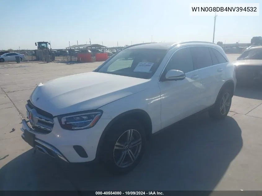 2022 Mercedes-Benz Glc 300 Suv VIN: W1N0G8DB4NV394532 Lot: 40554080