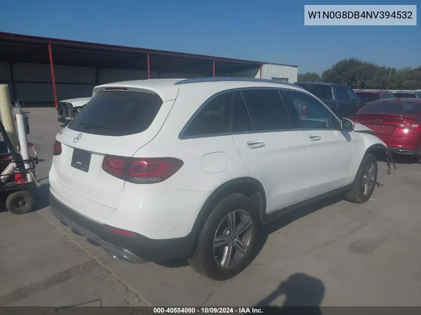 2022 Mercedes-Benz Glc 300 Suv VIN: W1N0G8DB4NV394532 Lot: 40554080