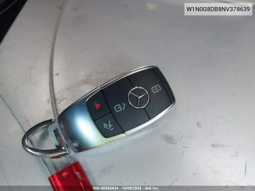 2022 Mercedes-Benz Glc 300 VIN: W1N0G8DB8NV378639 Lot: 40554434