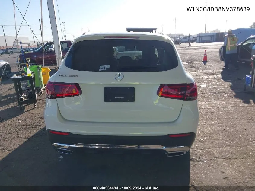 2022 Mercedes-Benz Glc 300 VIN: W1N0G8DB8NV378639 Lot: 40554434