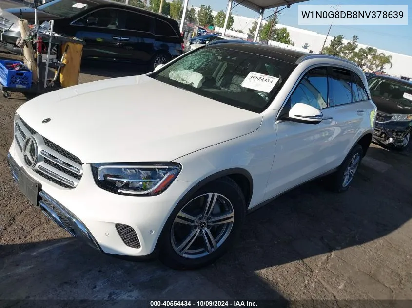 2022 Mercedes-Benz Glc 300 VIN: W1N0G8DB8NV378639 Lot: 40554434