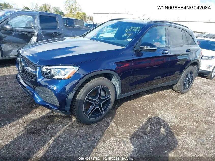 2022 Mercedes-Benz Glc 300 4Matic Suv VIN: W1N0G8EB4NG042084 Lot: 40578782