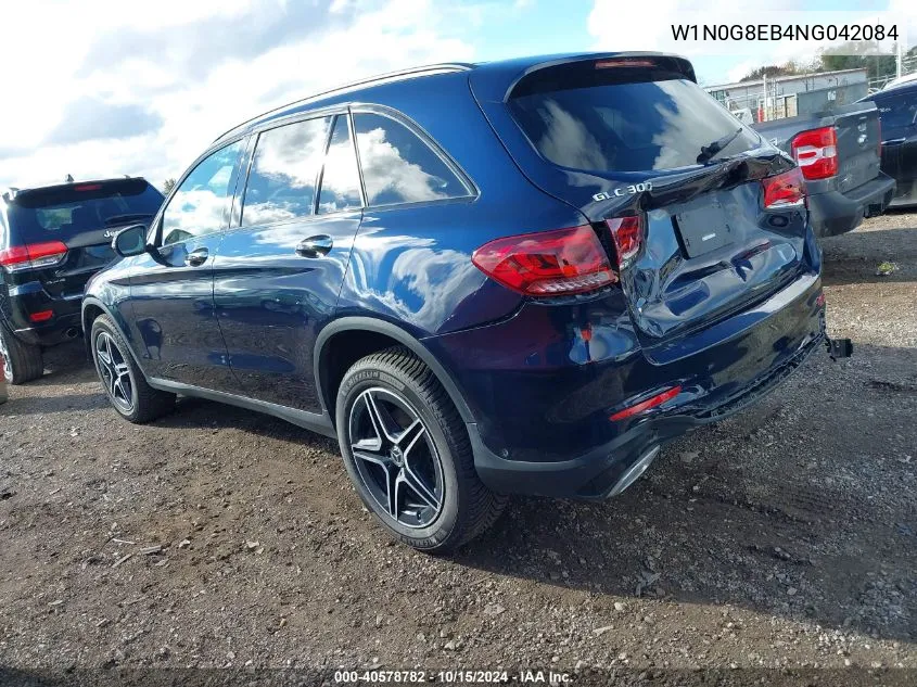 2022 Mercedes-Benz Glc 300 4Matic Suv VIN: W1N0G8EB4NG042084 Lot: 40578782