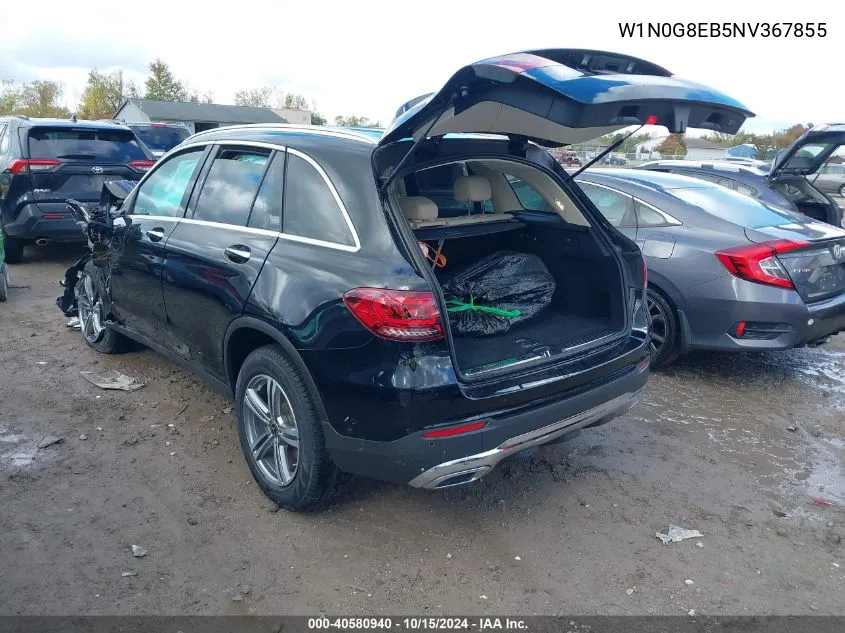 2022 Mercedes-Benz Glc 300 4Matic Suv VIN: W1N0G8EB5NV367855 Lot: 40580940