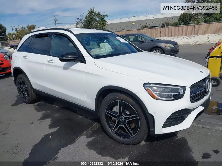 2022 Mercedes-Benz Glc 300 Suv VIN: W1N0G8DB4NV392456 Lot: 40582332